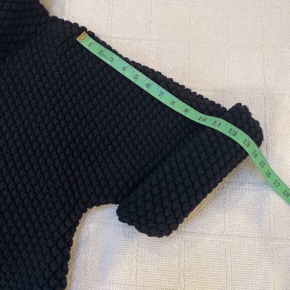 Authenticated Valentino Hiver 2008 Chunky Black Cardigan Sweater Medium - Picture 12 of 14